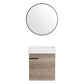 18" Bathroom Vanity with Sink color: Grey