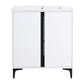 24" Freestanding Bathroom Vanity with Ceramic Sink - Modern & Compact Design color: White