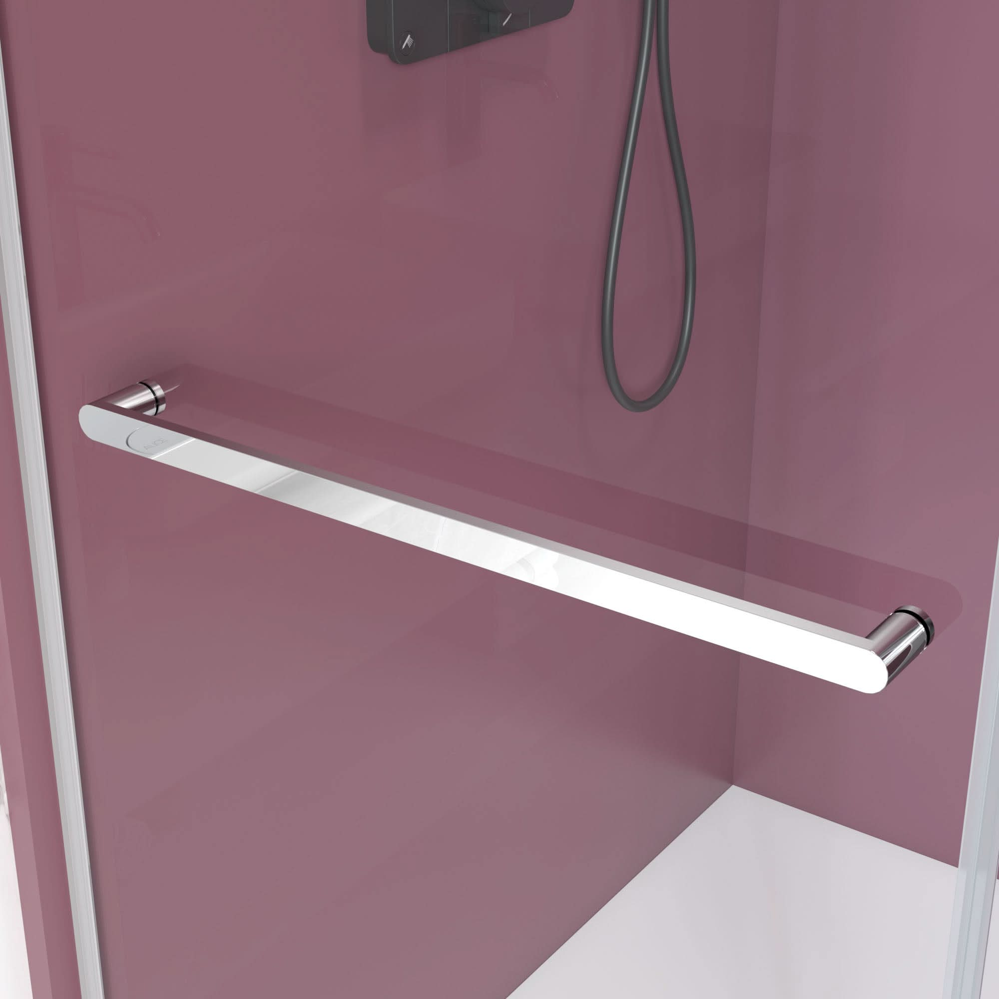 Gorgeous Double Sliding Frameless Shower Door With 3/8 Inch Clear Glass color:chrome