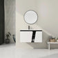 32" Floating Wall-Mounted Bathroom Vanity with Single Sink & Soft-Close Cabinet Door size: 36 X 20