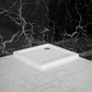 32 x 32 inch Corner Drain Shower Base color:White