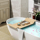 Luxurious Handcrafted Solid Surface Freestanding Bathtub color: white