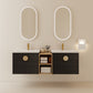 Bathroom Vanity With Sink Color:Black chest nut | Open Type:left & right