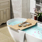 Luxurious Handcrafted Solid Surface Freestanding Bathtub color: white