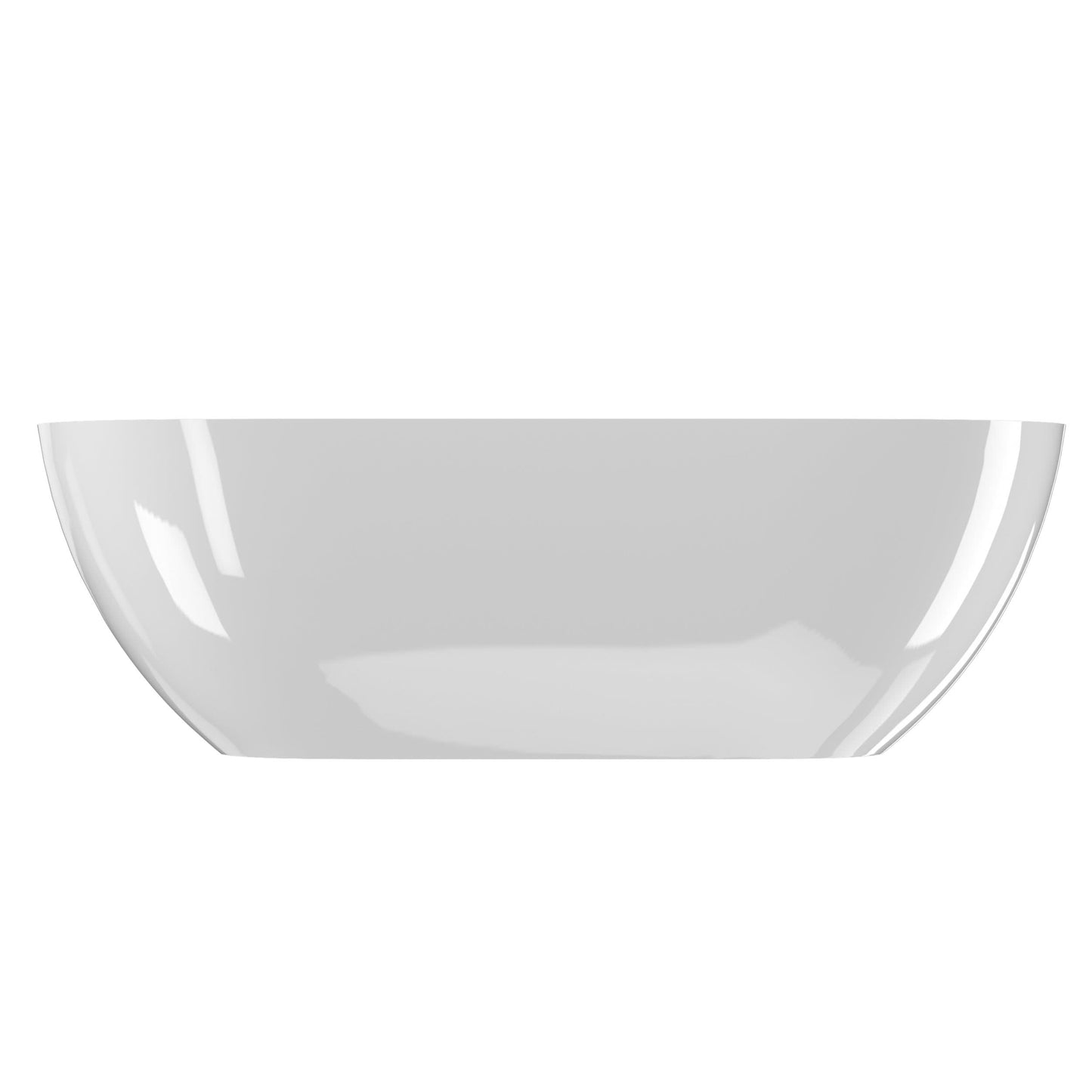 Luxurious Handcrafted Solid Surface Freestanding Bathtub color: white