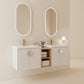 Bathroom Vanity With Sink Color:Gloss White