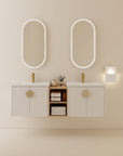 Bathroom Vanity With Sink Color:Gloss White