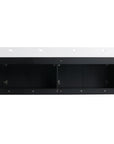60 inch bathroom vanity interior cabinet view showing storage compartments | Ace Decor