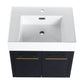 Wall-Mounted Bathroom Vanity with Thick Resin Sink size: 24 X 18