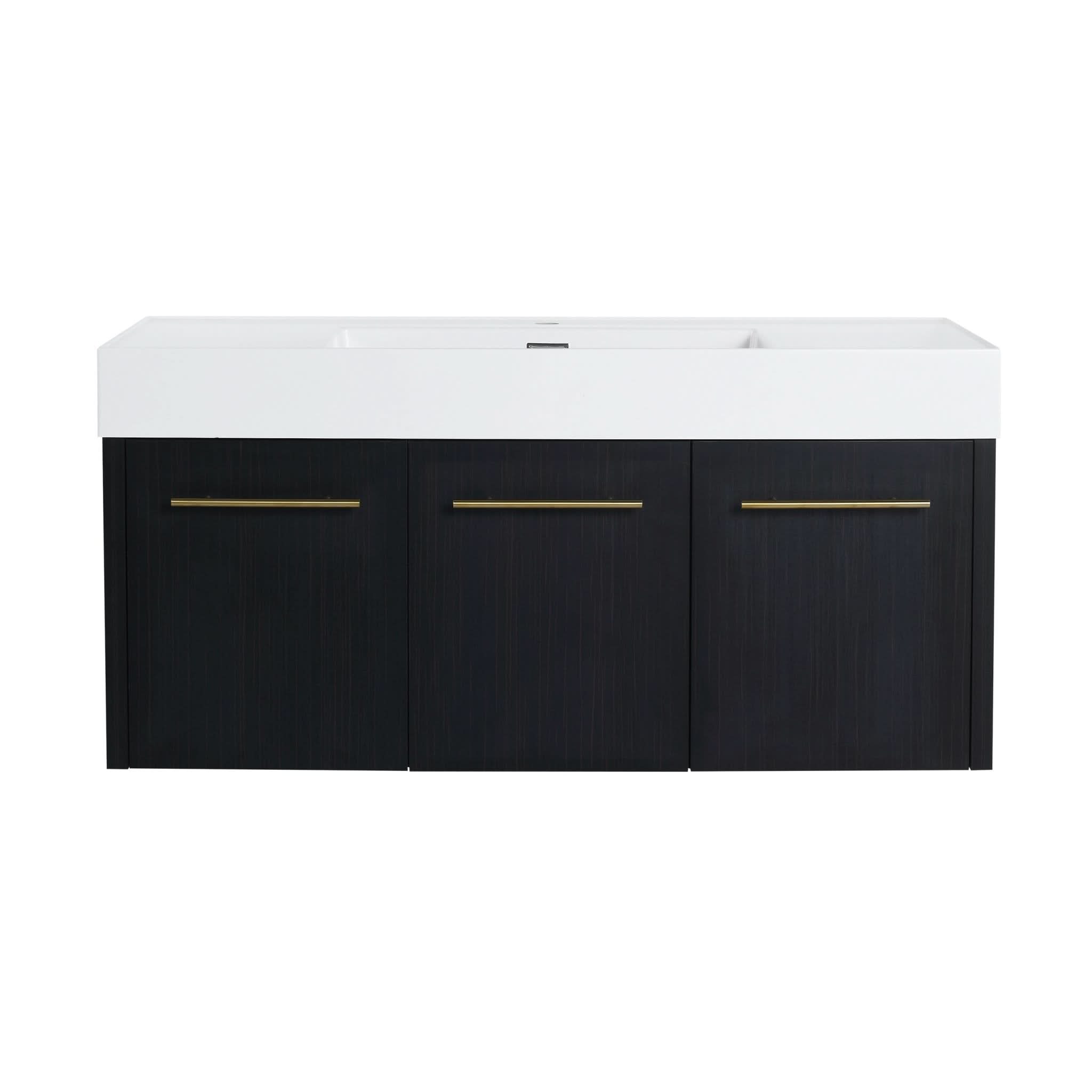 Noirline Series 47 Inch Bathroom Vanity with Thick Resin Sink – ACE ...