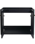 Wall-Mounted Bathroom Vanity in Black Chestnut size: 24 X 18