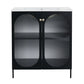 30" Freestanding Bathroom Vanity with Ceramic Sink – Modern & Stylish color: Black