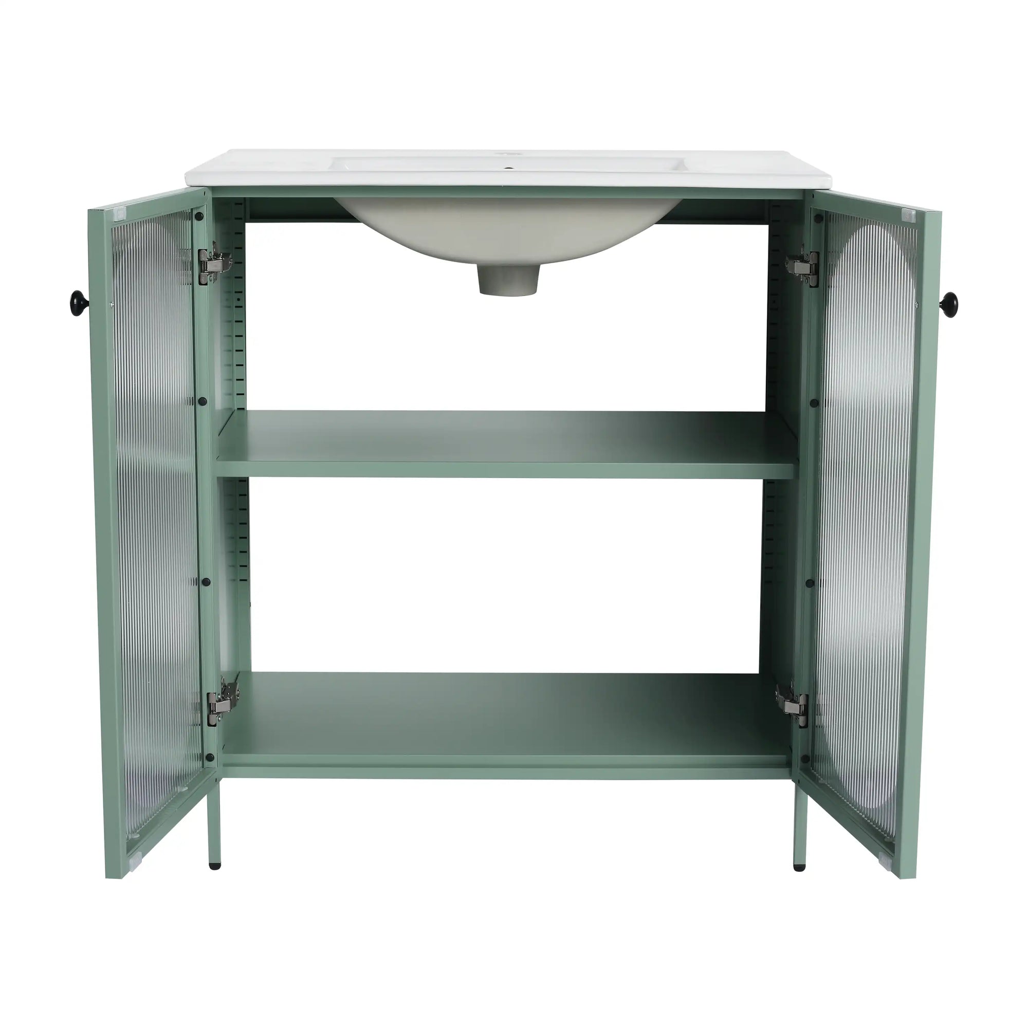 30&quot; Freestanding Bathroom Vanity with Ceramic Sink – Modern &amp; Stylish