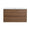 36" wall mounted bathroom vanity with sink, front view of modern brown oak double-drawer design | Ace Decor