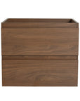 24 inch bathroom vanity brown oak front view cabinet | Ace Decor