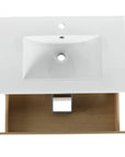 30 inch bathroom vanity, top view with drawer open | Ace Decor