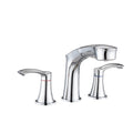 Harbor Series chrome bathroom faucet with pull-out sprayer and dual handle design
