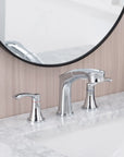 Harbor Series Chrome Faucet Bathroom – Pull-Out Sprayer with 2 Handles