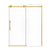 Gold frameless shower door, size 60 x 74 | Ace Decor