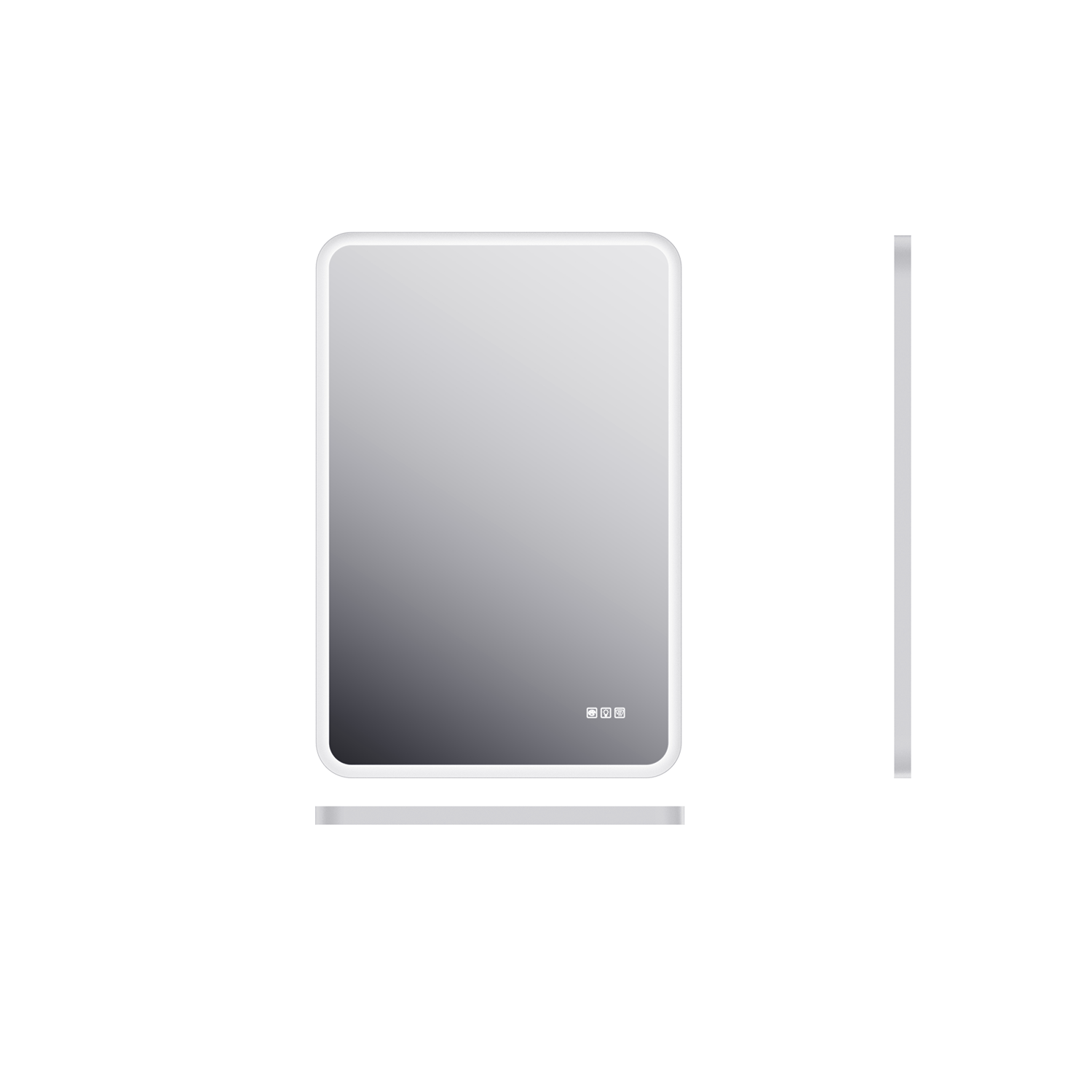 24"x32" Rectangular Framed Dimmable Anti-Fog LED Wall Bathroom Vanity 