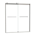 Vantelle-X Series 56-60" x 74" Frameless Double Sliding Glass Shower Doors - More Open, Leak-Free