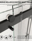 60" W x 74" H Frameless Bypass Shower Door