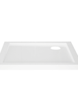 32 x 32 inch Corner Drain Shower Base color:White