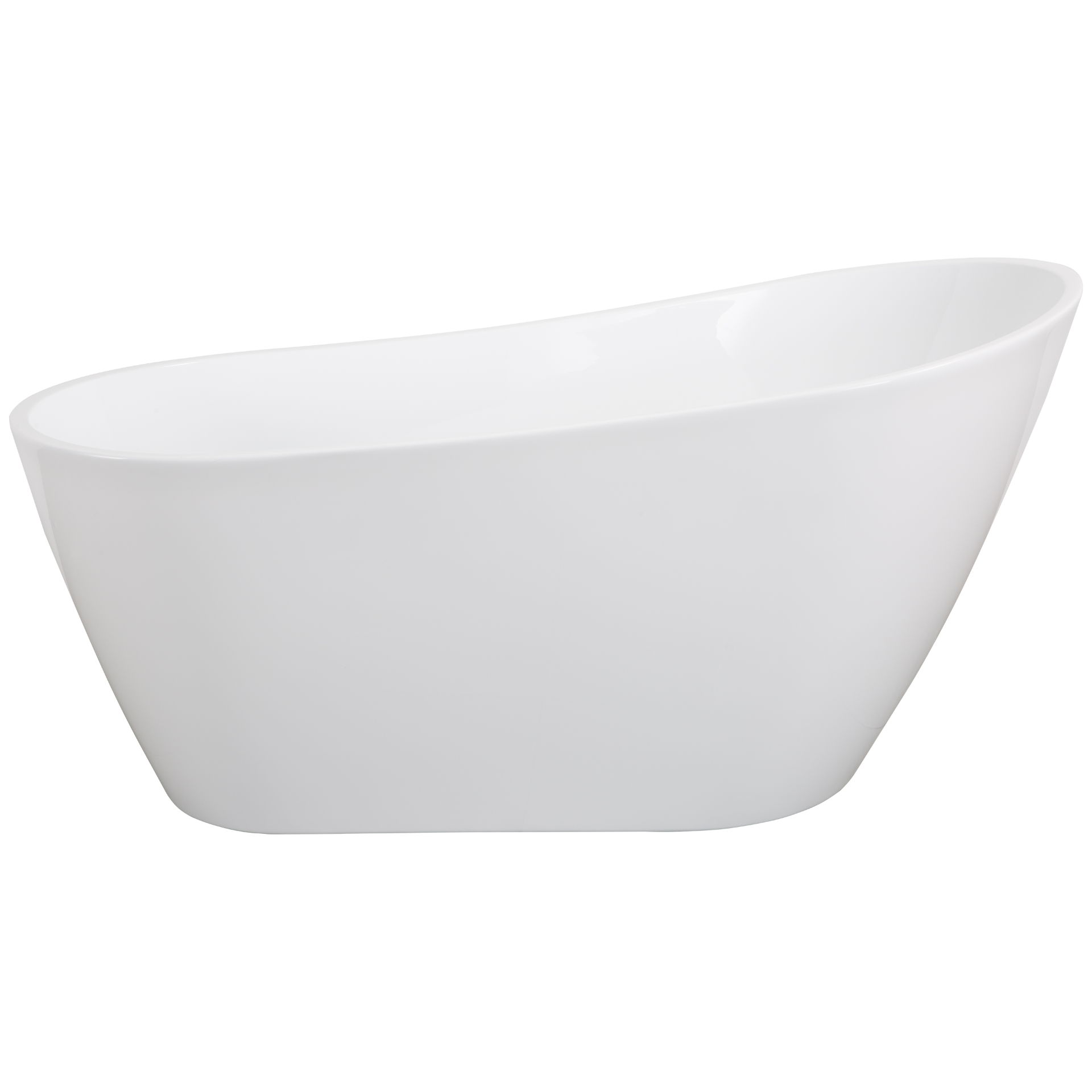 Bathin Inc 63” Freestanding Acrylic Bathtub – Spa-Like Comfort