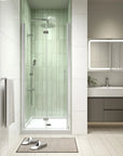 30" x 72" Chrome Semi-Frameless Bi-Fold Shower Door