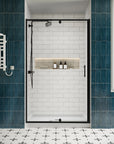 Bathroom installation front view of 42 in shower doors, watertight enclosure with size 42 x 71 | Ace Decor