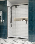 Pivot shower door side view, size 48 x 71 | Ace Decor