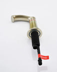 Brushed gold bathroom faucet hot water control valve with durable metal handle, offering a solid grip and smooth operation | Ace Decor