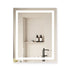 LuxeGlow Series 32"x40" Smart LED Mirror – Anti-Fog, Memory & Adjustable Lighting