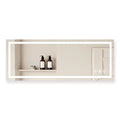 LuxeGlow Series 84"x32" Smart LED Mirror – Anti-Fog, Memory & Adjustable Lighting