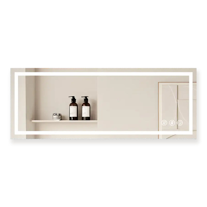 84"x32" Adjustable LED Bathroom Vanity Mirror with Brightness Memory – Anti Fog