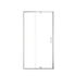 Framed 32 inch shower door with pivot hinge, size 32 x 72, sleek modern design.