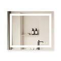 36"x30" Adjustable LED Bathroom Vanity Mirror with Brightness Memory – Anti Fog