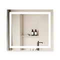 36"x32" Adjustable LED Bathroom Vanity Mirror with Brightness Memory – Anti Fog