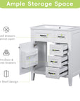 bathroom cabinet with drawers color:grey