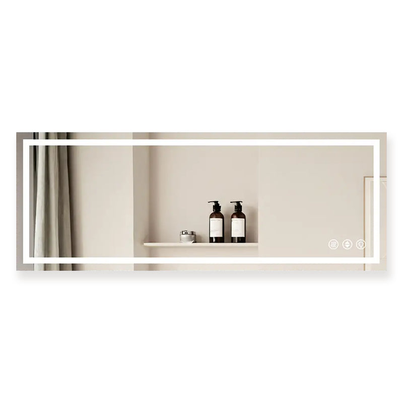 96"x36" Adjustable LED Bathroom Vanity Mirror with Brightness Memory – Anti Fog