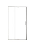 36 x 72 pivot shower door with clear tempered glass and chrome handle, modern frameless style | Ace Decor