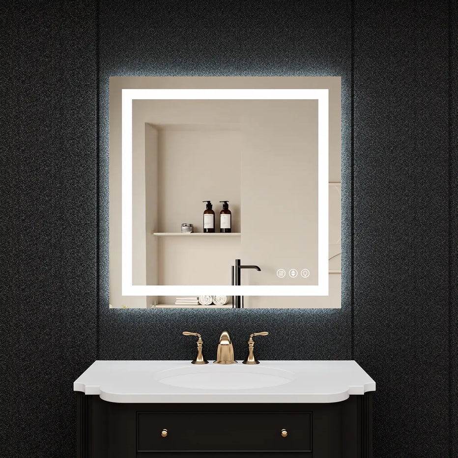 36x36 Adjustable LED Bathroom Vanity Mirror