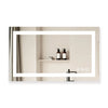 40"x24" Adjustable LED Bathroom Vanity Mirror with Brightness Memory – Anti Fog