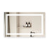 LuxeGlow Series 40"x24" Smart LED Mirror – Anti-Fog, Memory & Adjustable Lighting