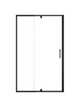 Modern 42 in shower doors with sleek black frame, watertight enclosure measuring 42 x 71 | Ace Decor