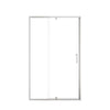 Frameless 42 in shower doors with chrome handle, size 42 x 71 | Ace Decor