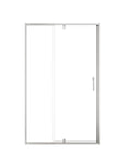 Frameless 42 in shower doors with chrome handle, size 42 x 71 | Ace Decor