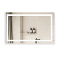 LuxeGlow Series 48"x30" Smart LED Mirror – Anti-Fog, Memory & Adjustable Lighting