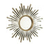 Front view of 33" modern large wall mirror with beveled sunburst frame | Ace Decor