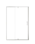 Framed 48 pivot shower door with clear glass design, part of watertight shower enclosures, size 48 x 71 | Ace Decor